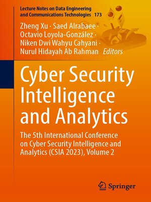 cover image of Cyber Security Intelligence and Analytics